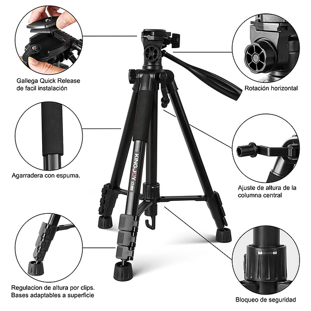 TRIPODE KINGJOY VT-860 4