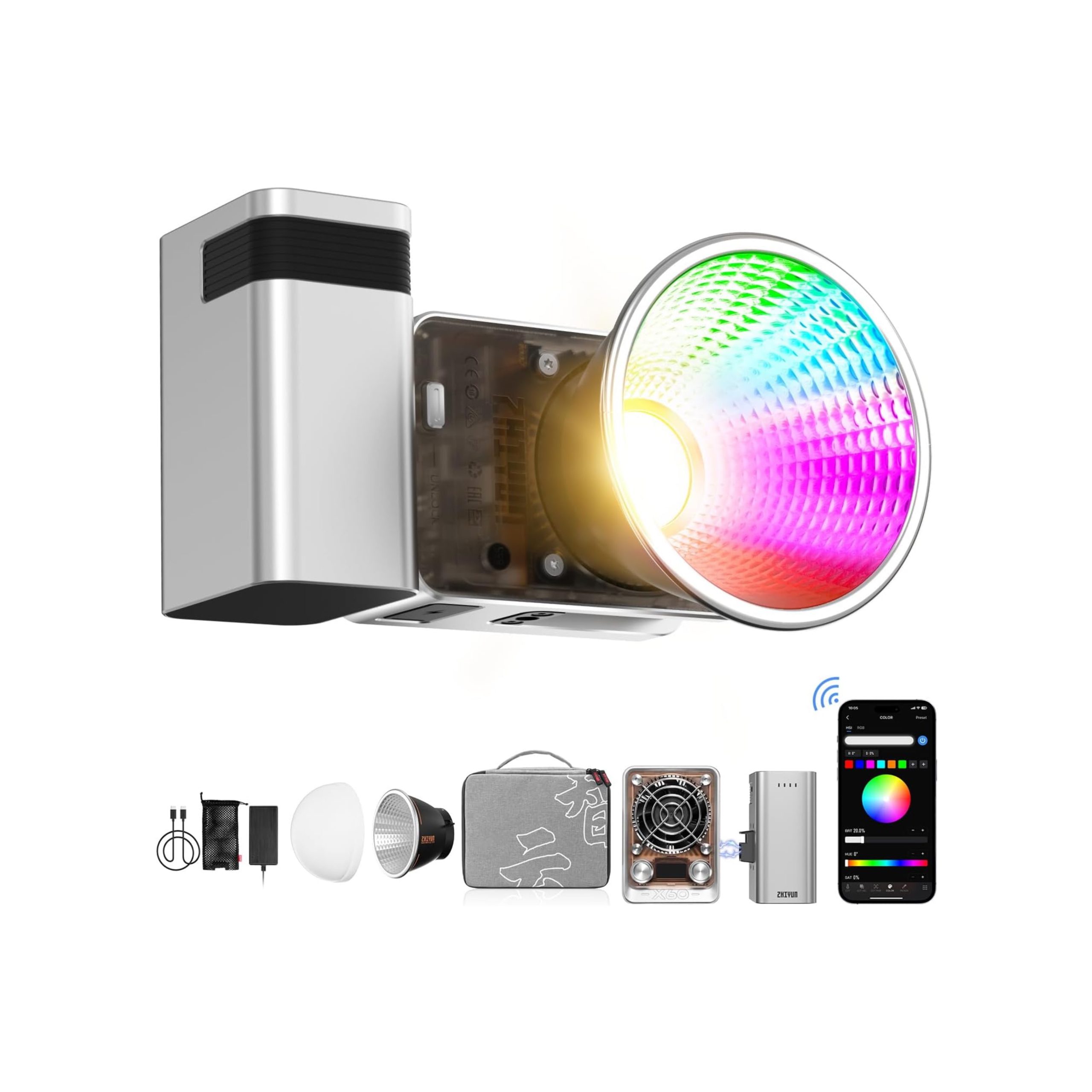 ZHIYUN MOLUS X60 RGB COMBO 6